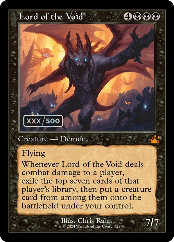 Lord of the Void (Retro) (Serialized) [Ravnica Remastered] | The Clever Kobold