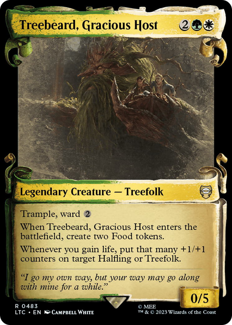 Treebeard, Gracious Host [The Lord of the Rings: Tales of Middle-Earth Commander Showcase Scrolls] | The Clever Kobold