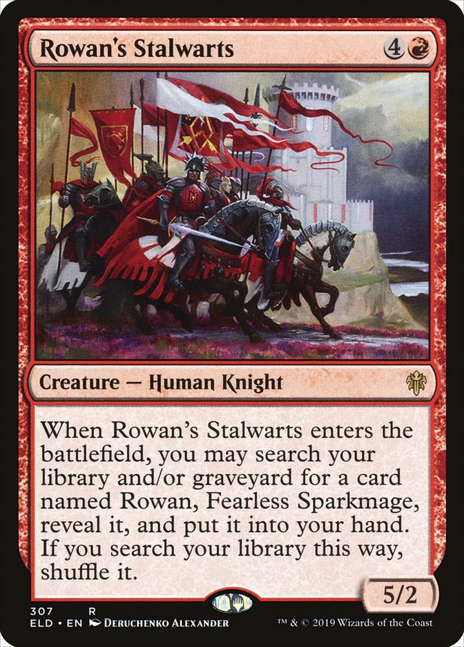 Rowan's Stalwarts [Throne of Eldraine] | The Clever Kobold