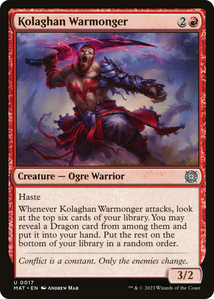 Kolaghan Warmonger [March of the Machine: The Aftermath] | The Clever Kobold