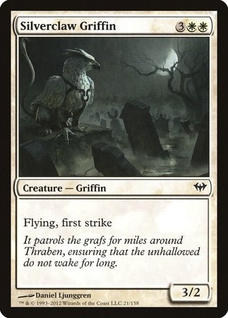 Silverclaw Griffin [Dark Ascension] | The Clever Kobold