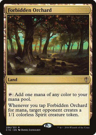 Forbidden Orchard [Commander 2016] | The Clever Kobold