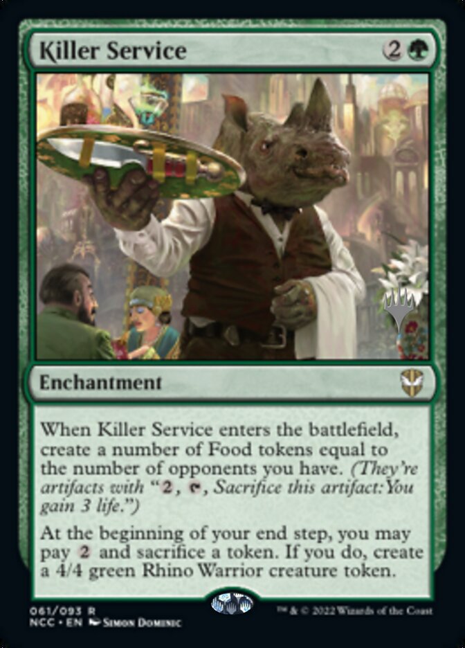 Killer Service (Promo Pack) [Streets of New Capenna Commander Promos] | The Clever Kobold