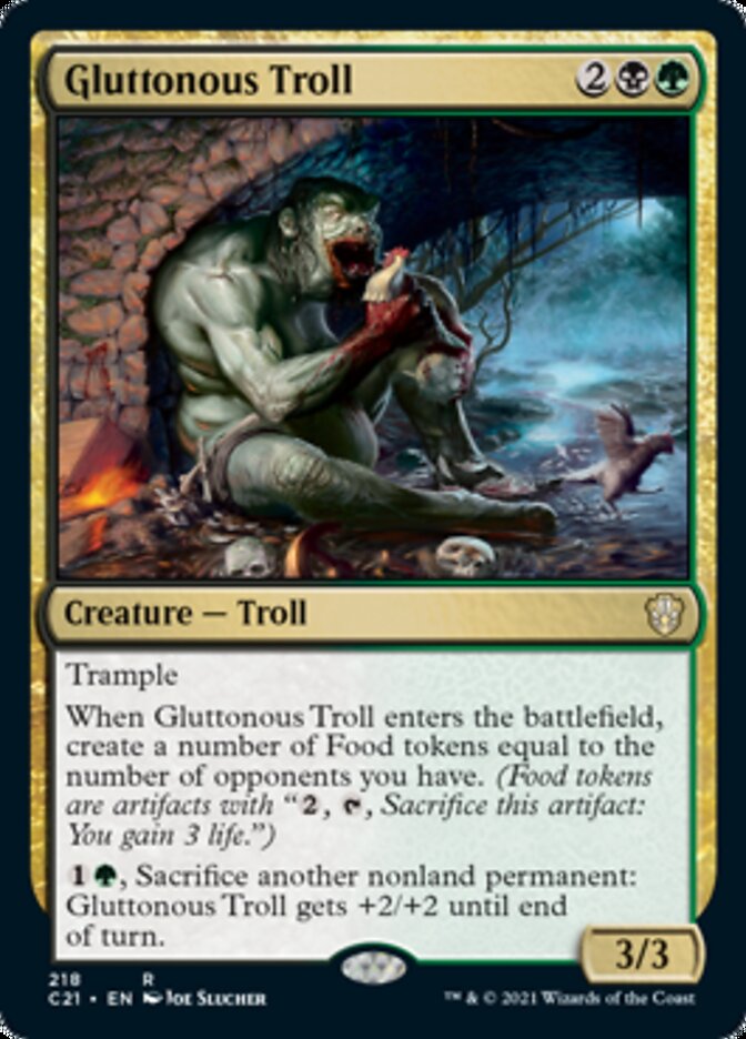 Gluttonous Troll [Commander 2021] | The Clever Kobold