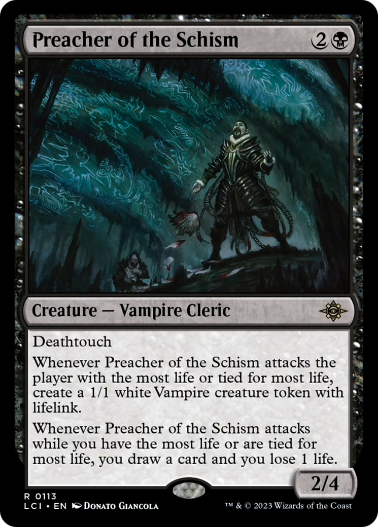 Preacher of the Schism (Extended Art) [The Lost Caverns of Ixalan] | The Clever Kobold
