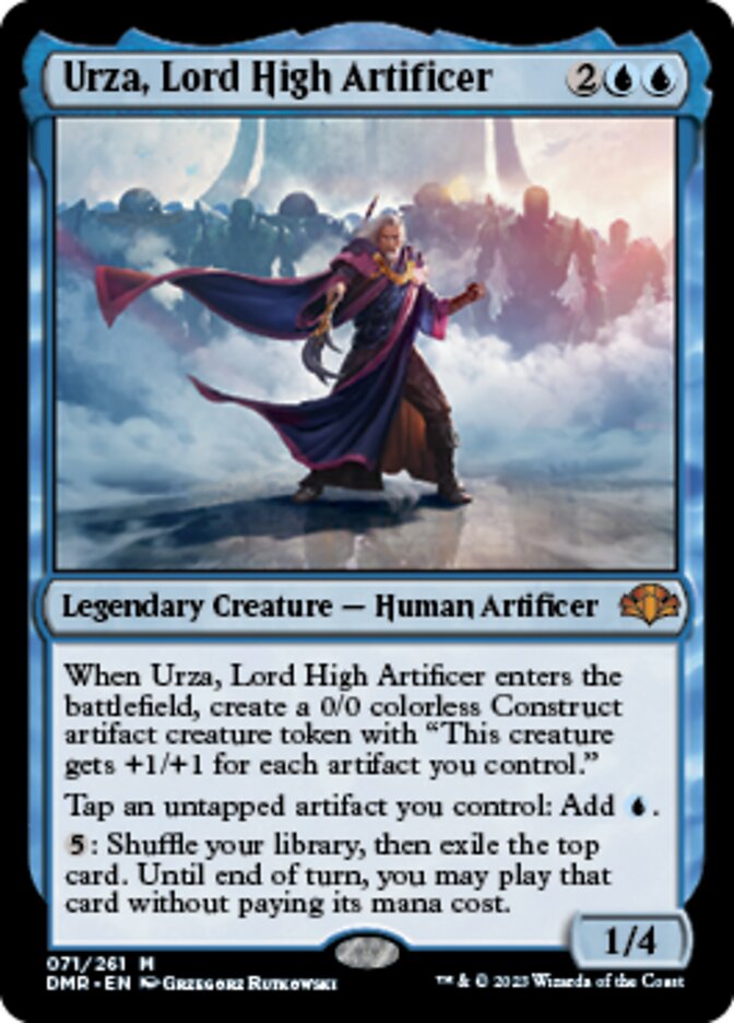 Urza, Lord High Artificer [Dominaria Remastered] | The Clever Kobold