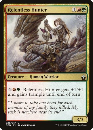 Relentless Hunter [Battlebond] | The Clever Kobold