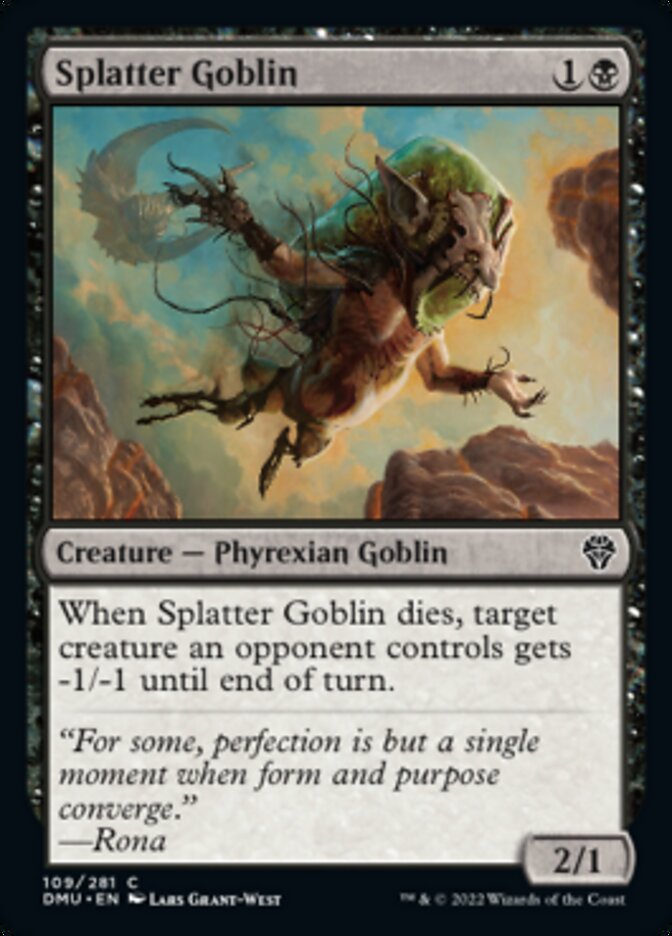 Splatter Goblin [Dominaria United] | The Clever Kobold