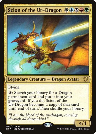 Scion of the Ur-Dragon [Commander 2017] | The Clever Kobold