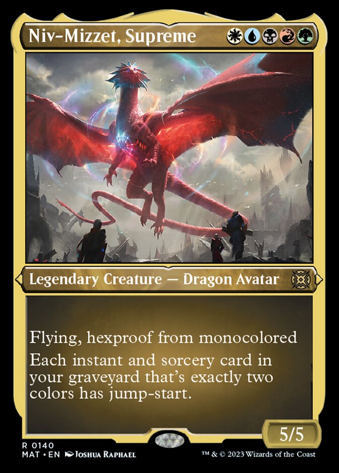 Niv-Mizzet, Supreme (Foil Etched) [March of the Machine: The Aftermath] | The Clever Kobold