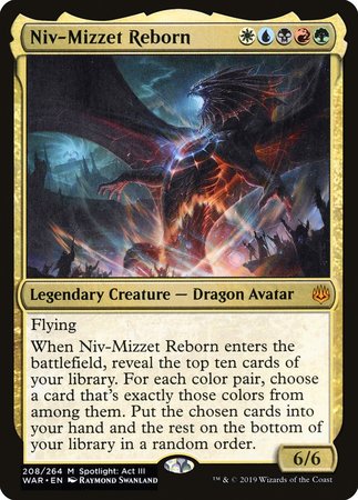 Niv-Mizzet Reborn [War of the Spark] | The Clever Kobold