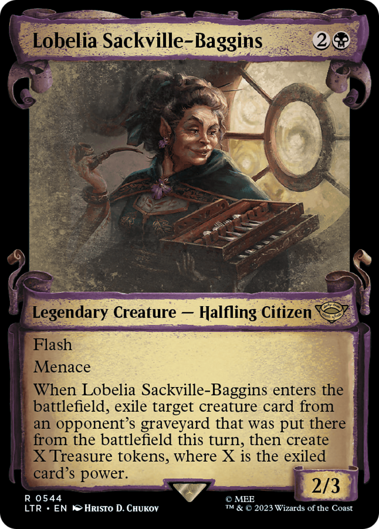 Lobelia Sackville-Baggins [The Lord of the Rings: Tales of Middle-Earth Showcase Scrolls] | The Clever Kobold