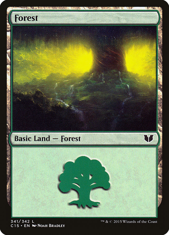 Forest (341) [Commander 2015] | The Clever Kobold