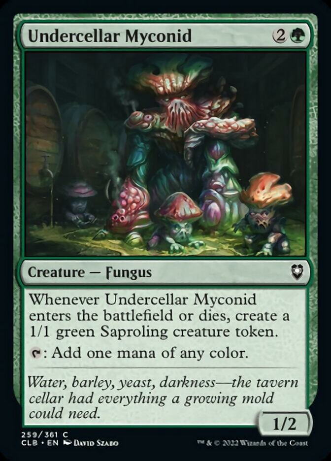 Undercellar Myconid [Commander Legends: Battle for Baldur's Gate] | The Clever Kobold