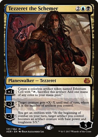 Tezzeret the Schemer [Aether Revolt] | The Clever Kobold