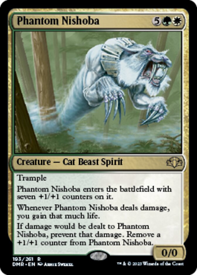 Phantom Nishoba [Dominaria Remastered] | The Clever Kobold