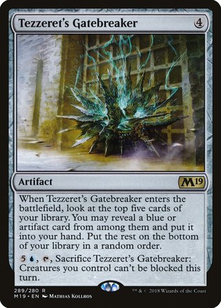 Tezzeret's Gatebreaker [Core Set 2019] | The Clever Kobold