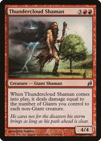 Thundercloud Shaman [Lorwyn] | The Clever Kobold