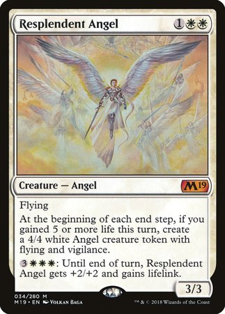 Resplendent Angel [Core Set 2019] | The Clever Kobold