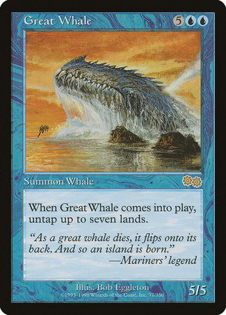 Great Whale [Urza's Saga] | The Clever Kobold