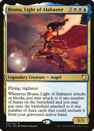 Bruna, Light of Alabaster [Commander 2018] | The Clever Kobold