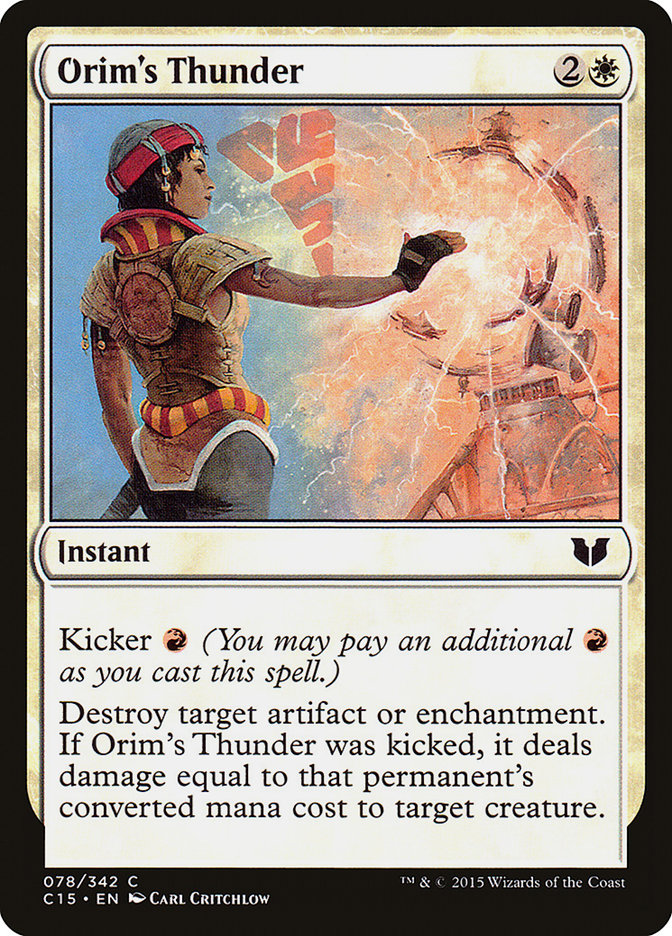 Orim's Thunder [Commander 2015] | The Clever Kobold