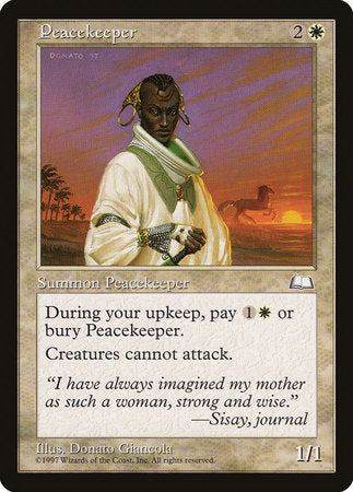 Peacekeeper [Weatherlight] | The Clever Kobold