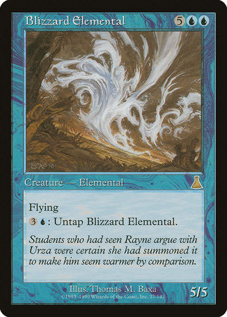 Blizzard Elemental [Urza's Destiny] | The Clever Kobold