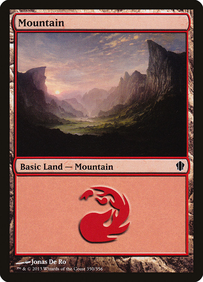 Mountain (350) [Commander 2013] | The Clever Kobold