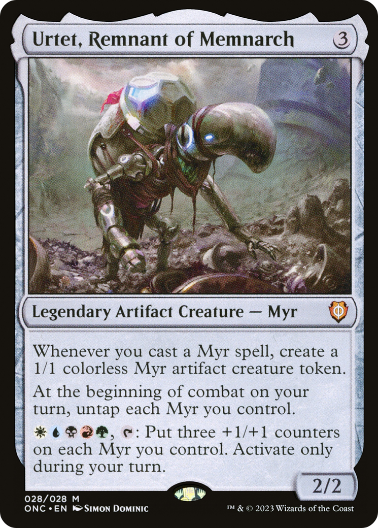 Urtet, Remnant of Memnarch [Phyrexia: All Will Be One Commander] | The Clever Kobold