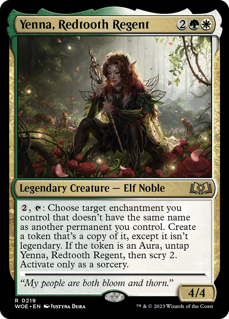Yenna, Redtooth Regent [Wilds of Eldraine] | The Clever Kobold