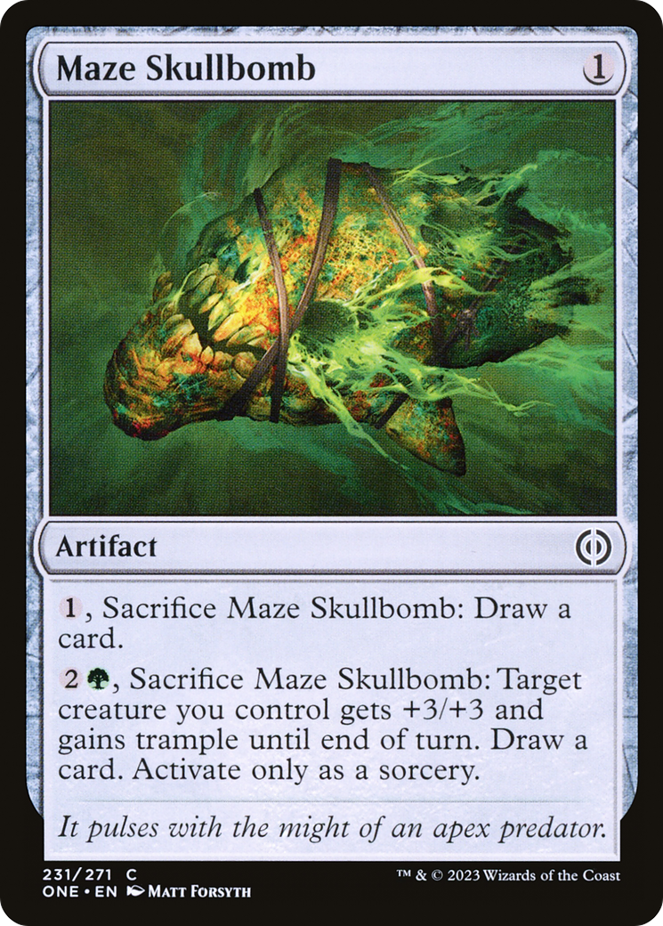 Maze Skullbomb [Phyrexia: All Will Be One] | The Clever Kobold