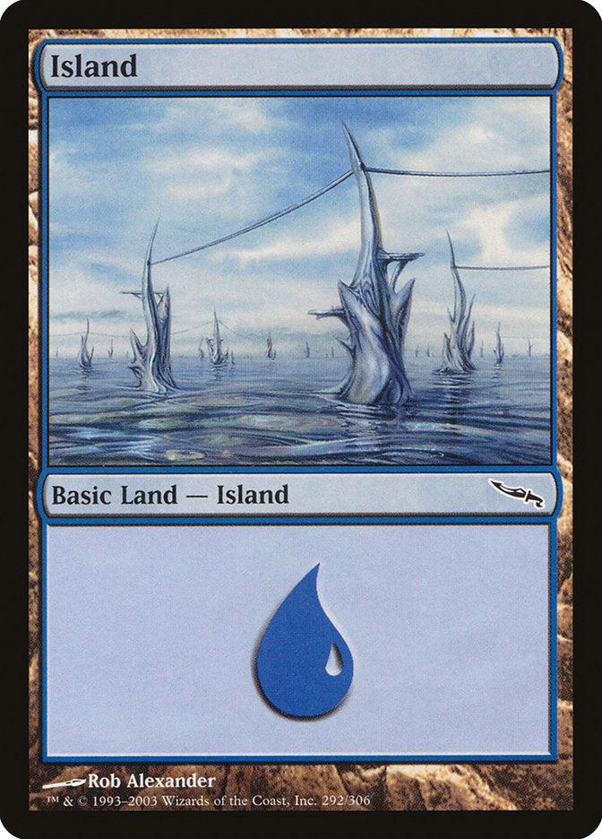 Island (292) [Mirrodin] | The Clever Kobold