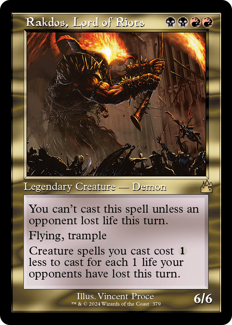 Rakdos, Lord of Riots (Retro Frame) [Ravnica Remastered] | The Clever Kobold