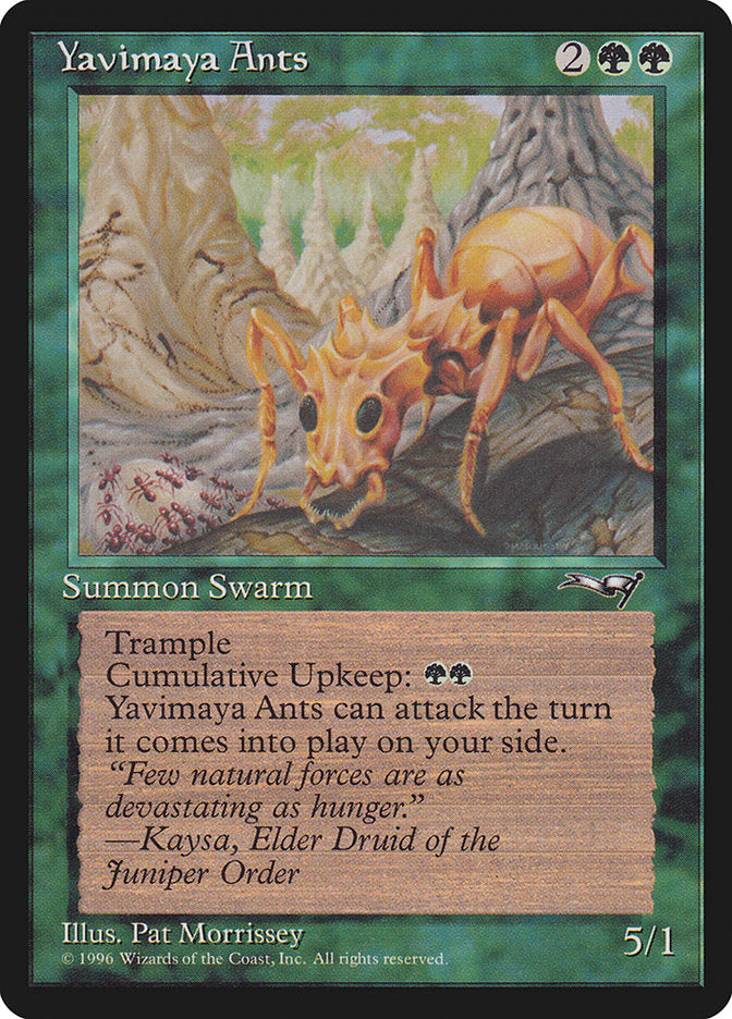 Yavimaya Ants [Alliances] | The Clever Kobold