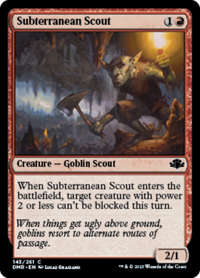 Subterranean Scout [Dominaria Remastered] | The Clever Kobold