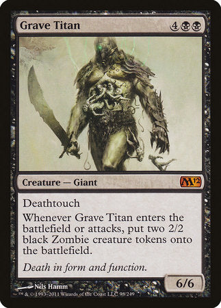 Grave Titan [Magic 2012] | The Clever Kobold