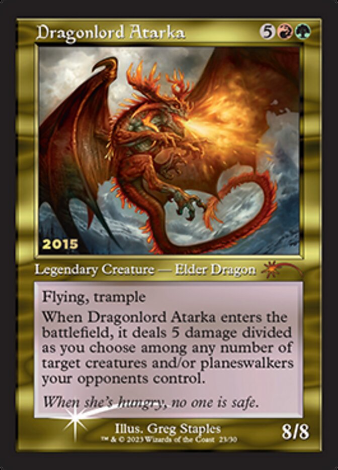 Dragonlord Atarka [30th Anniversary Promos] | The Clever Kobold