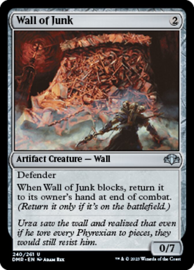 Wall of Junk [Dominaria Remastered] | The Clever Kobold