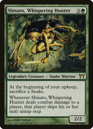 Shisato, Whispering Hunter [Champions of Kamigawa] | The Clever Kobold