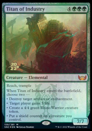 Titan of Industry [Streets of New Capenna Prerelease Promos] | The Clever Kobold