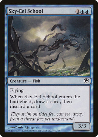 Sky-Eel School [Scars of Mirrodin] | The Clever Kobold