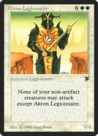 Akron Legionnaire [Legends] | The Clever Kobold