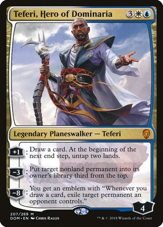 Teferi, Hero of Dominaria [Dominaria] | The Clever Kobold