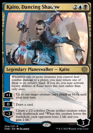 Kaito, Dancing Shadow (Promo Pack) [Phyrexia: All Will Be One Promos] | The Clever Kobold