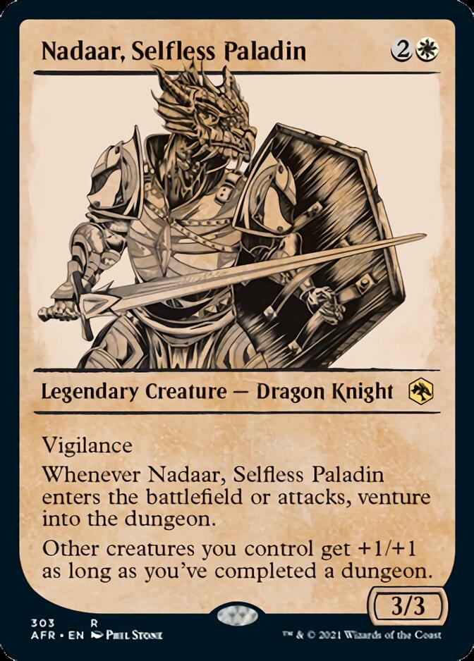 Nadaar, Selfless Paladin (Showcase) [Dungeons & Dragons: Adventures in the Forgotten Realms] | The Clever Kobold