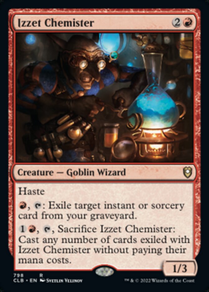 Izzet Chemister [Commander Legends: Battle for Baldur's Gate] | The Clever Kobold