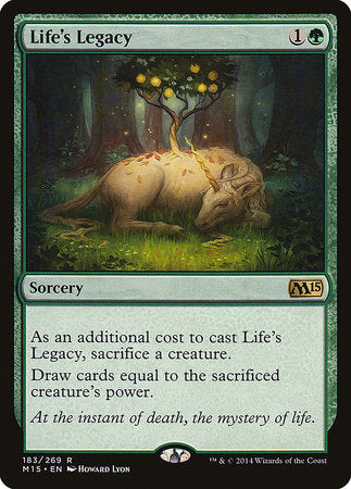 Life's Legacy [Magic 2015] | The Clever Kobold