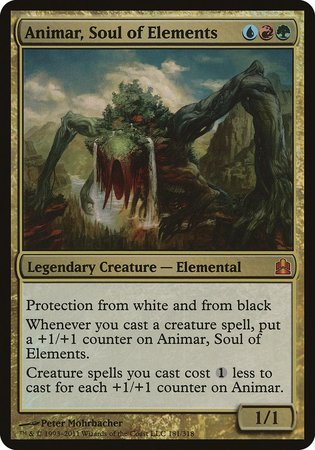 Animar, Soul of Elements (Oversized) [Commander 2011 Oversized] | The Clever Kobold