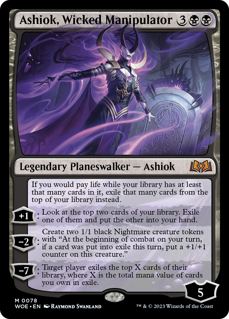 Ashiok, Wicked Manipulator [Wilds of Eldraine] | The Clever Kobold